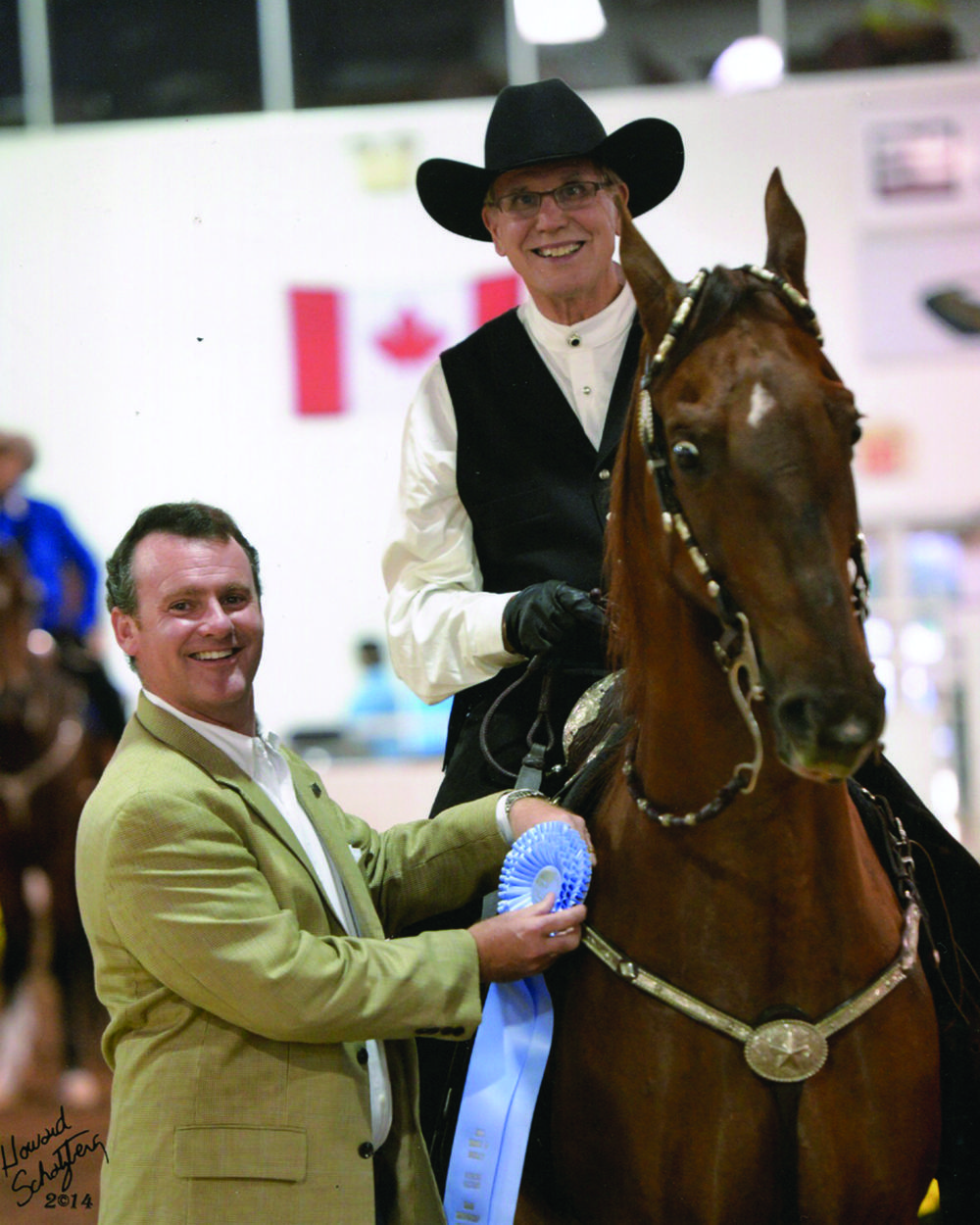 in 2013, Jack Swanson accepted a ribbon in Saddle & Bridle's Working Western Pleasure Finals proving that the top levels of horse showing can be enjoyed at any age.